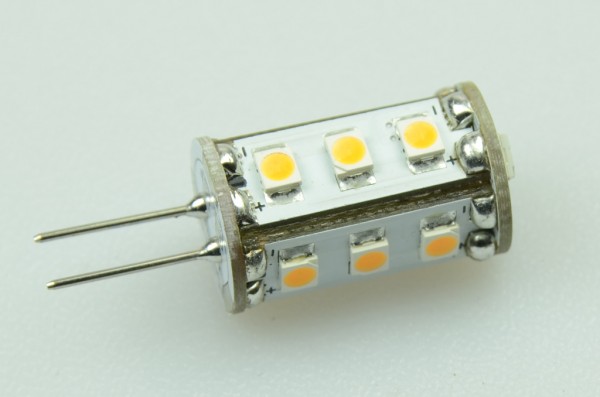 Green Power LED Modul, 15xSMD 3528 3000K G4 90 Lumen 1 Watt 12V DC-kompatibel