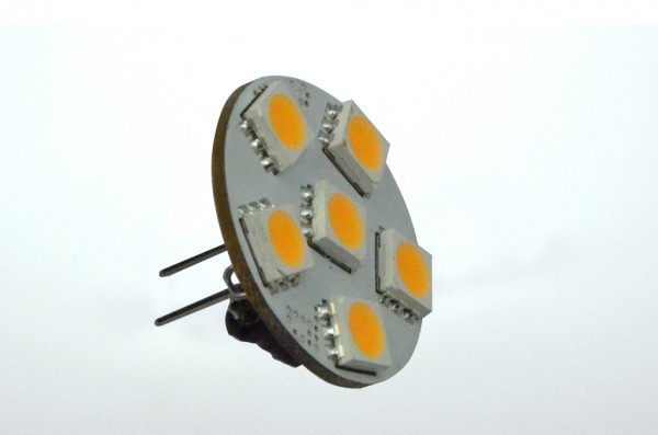 Green Power LED Modul, 6xSMD 5050 3000K GZ4 100 Lumen 1 Watt 12V DC-kompatibel