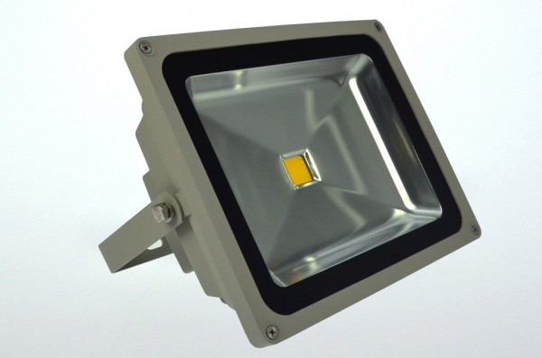 Green-Power-LED Flutlichtstrahler F Serie gelb 56 Watt Hochvolt