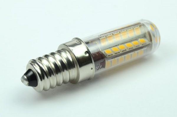 Green Power LED Tubular, 51x SMD 2700K E14 210 Lumen 3 Watt 230V DC-kompatibel