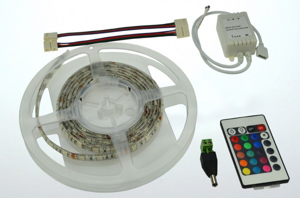 Green Power LED Lichtband, 60x SMD5050/m, RGB, Silikonverguss RGB 840/RGB Lm. 23W 12V DC-kompatibel