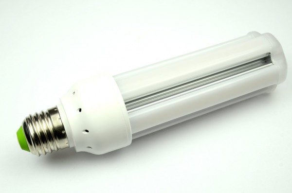 Green Power LED Tubular, 68xSMD 2835 warmweiss E27 1300 Lumen 15 Watt 230V DC-kompatibel