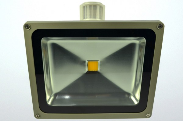 Green Power LED Flutlichtstrahler F Serie mit Bewegungsmelder warmweiss 3700 Lm. 56W 230V