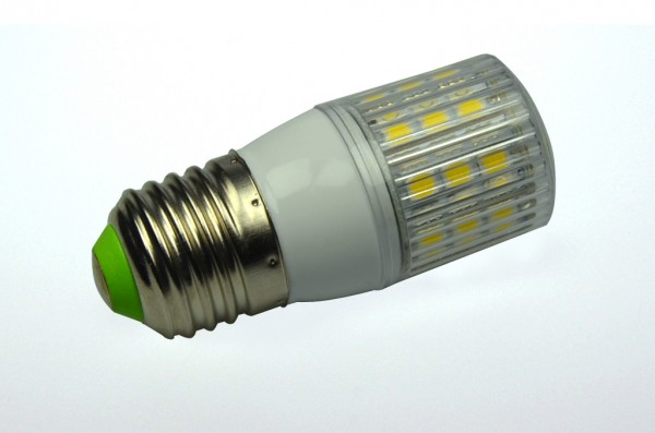 Green Power LED Tubular, 24x SMD 4000K E27 370 Lumen 4 Watt 12V DC-kompatibel