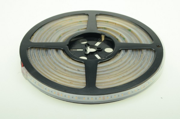 Green Power LED Lichtband, 120x SMD2216/m, im klaren PU-Mantel warmweiss 3400 Lm. 48W 24V DC-kompat