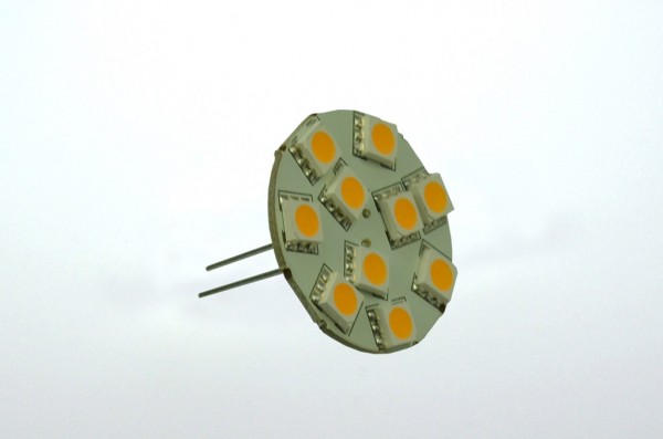 Green Power LED Modul, 10xSMD 5050 3000K GZ4 160 Lumen 1,7 Watt 12V DC-kompatibel