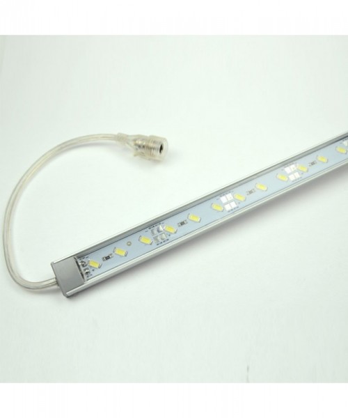 Green Power LED Lichtleiste für Aquaristik, 36x SMD kaltweiss 540 Lm. 9W 12V DC-kompatibel