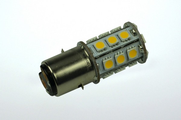 Green Power LED Modul, 24xSMD 5050 3000K BA20D 270 Lumen 2,5 Watt 12V DC-kompatibel