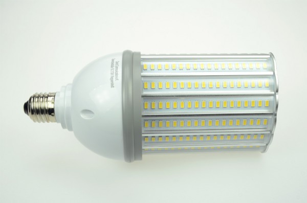 Green Power LED Straßenlampe, 108x SMD kaltweiss E27 4275 Lumen 36 Watt 230V