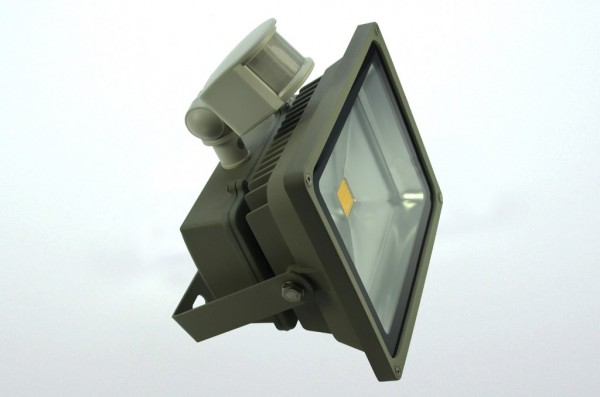 Green Power LED Flutlichtstrahler F Serie mit Bewegungsmelder warmweiss 2500 Lm. 35W 230V