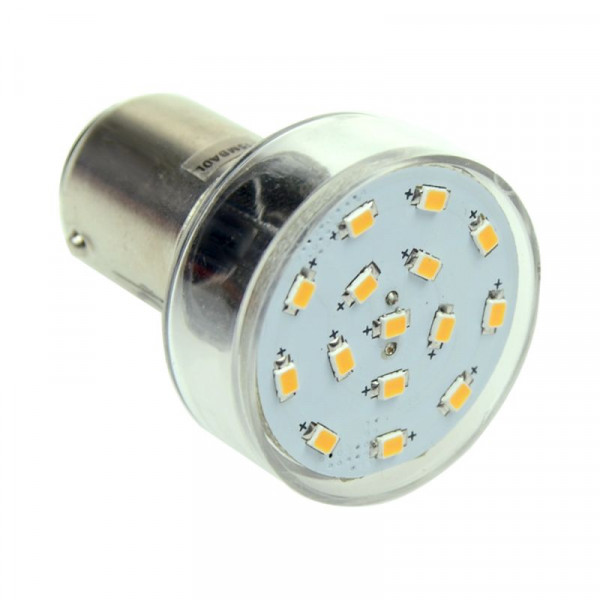 Green Power LED Spot, 6xSMD 2216 2700K BA15d 120 Lumen 1,5 Watt 12V DC-kompatibel