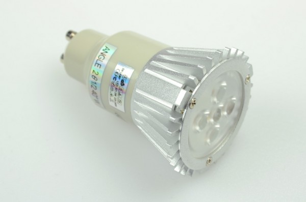 Green Power LED Spot PAR16, 5x Nichia SMD warmweiss GU10 360 Lumen 5,1 Watt 230V DC-kompatibel