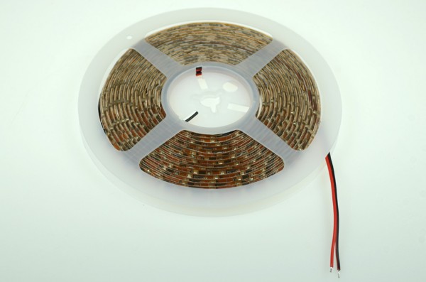 Green Power LED Lichtband, 60x SMD 3528/m, Silikonverguss warmweiss 1500 Lm. 24W 12V DC-kompatibel