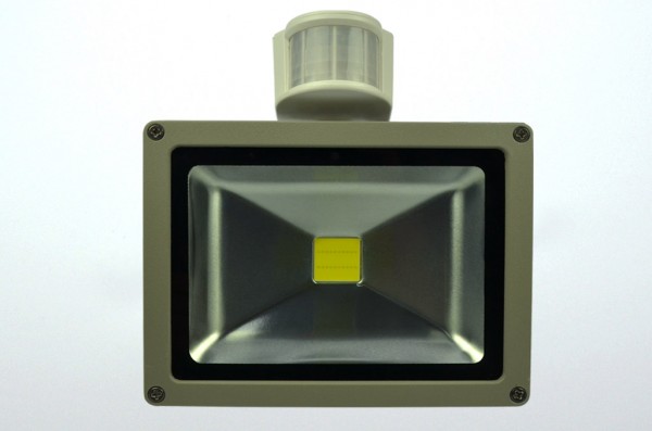 Green Power LED Flutlichtstrahler F Serie mit Bewegungsmelder warmweiss 1600 Lm. 22W 230V