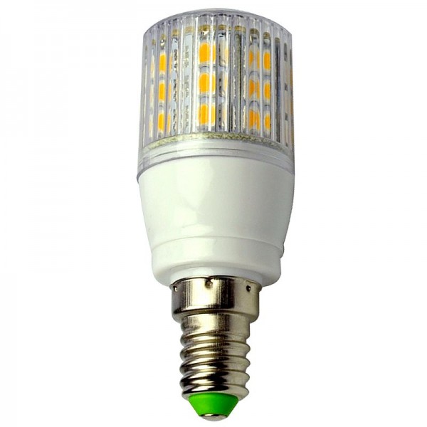 Green Power LED Tubular, 24x SMD 2700K E14 330 Lumen 4 Watt 12V DC-kompatibel