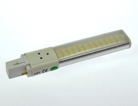 Green Power LED Kompaktlampe, 12xSMD neutralweiss G23 600 Lumen 6 Watt 230V DC-kompatibel
