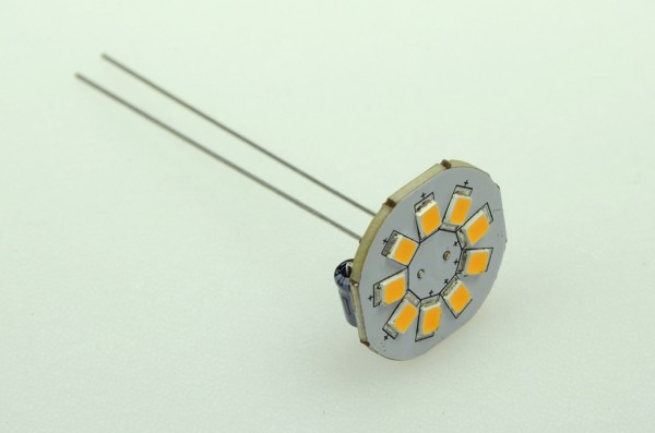 Green Power LED Modul, 10xSMD 5050 warmweiss GZ4 120 Lumen 1,5 Watt 12V DC-kompatibel